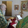 В день Святой Троицы Управляющий епархии совершил Божественную литургию и вечерню в Свято-Троицком храме села Железинка