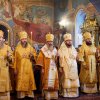 Архиепископ Усть-Каменогорский и Семипалатинский Амфилохий сослужил митрополиту Томскому и Асиновскому Ростиславу за торжественным Всенощным бдением по случаю года 100-летия преставления святителя Макария в Богоявленском соборе города Томска
