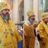 Архиепископ Усть-Каменогорский и Семипалатинский Амфилохий сослужил митрополиту Томскому и Асиновскому Ростиславу за Божественной Литургией в Петропавловском соборе г.Томска
