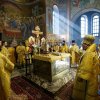 Архиепископ Усть-Каменогорский и Семипалатинский Амфилохий сослужил митрополиту Томскому и Асиновскому Ростиславу за Божественной Литургией в Петропавловском соборе г.Томска