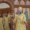 Архиепископ Амфилохий совершил Божественную Литургию в Андреевском кафедральном соборе города Усть-Каменогорска