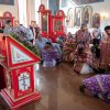 Изнесение Честных Древ Животворящего Креста Господня в кафедральном соборе Костаная