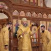В воскресный день архиепископ Амфилохий совершил Божественную Литургию в Андреевском кафедральном соборе