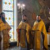 В кафедральном соборе Рудного совершены Божественная литургия и молебен о сохранении творения Божия