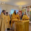 Воскресная литургия в храме великомученика Димитрия Солунского села Айет