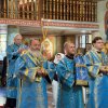 В праздник Покрова Божией Матери епископ Чимкентский и Туркестанский Хрисанф совершил Божественную Литургию в Свято-Никольском кафедральном соборе г. Шымкент