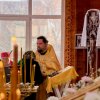 Воскресная литургия в Свято-Никольском храме села Октябрьское Карасуского района